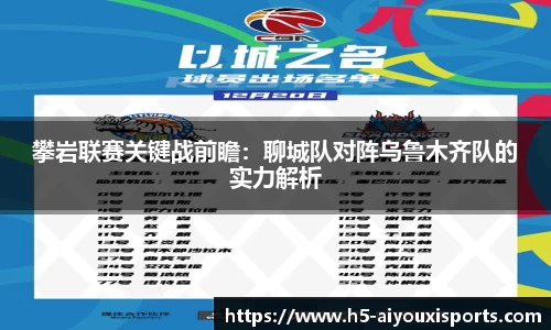 攀岩联赛关键战前瞻：聊城队对阵乌鲁木齐队的实力解析